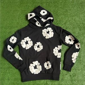 Denim tier hoodie